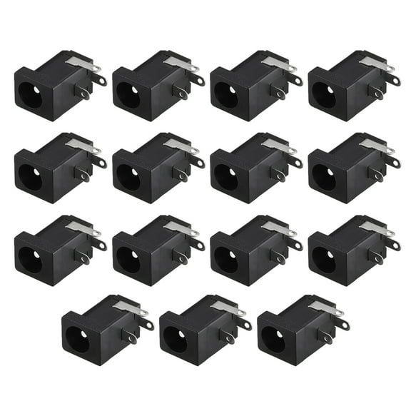 15pcs DC-005 5.5mmx2.1mm DC Power Jack Plug 3Pin Female Socket Connector