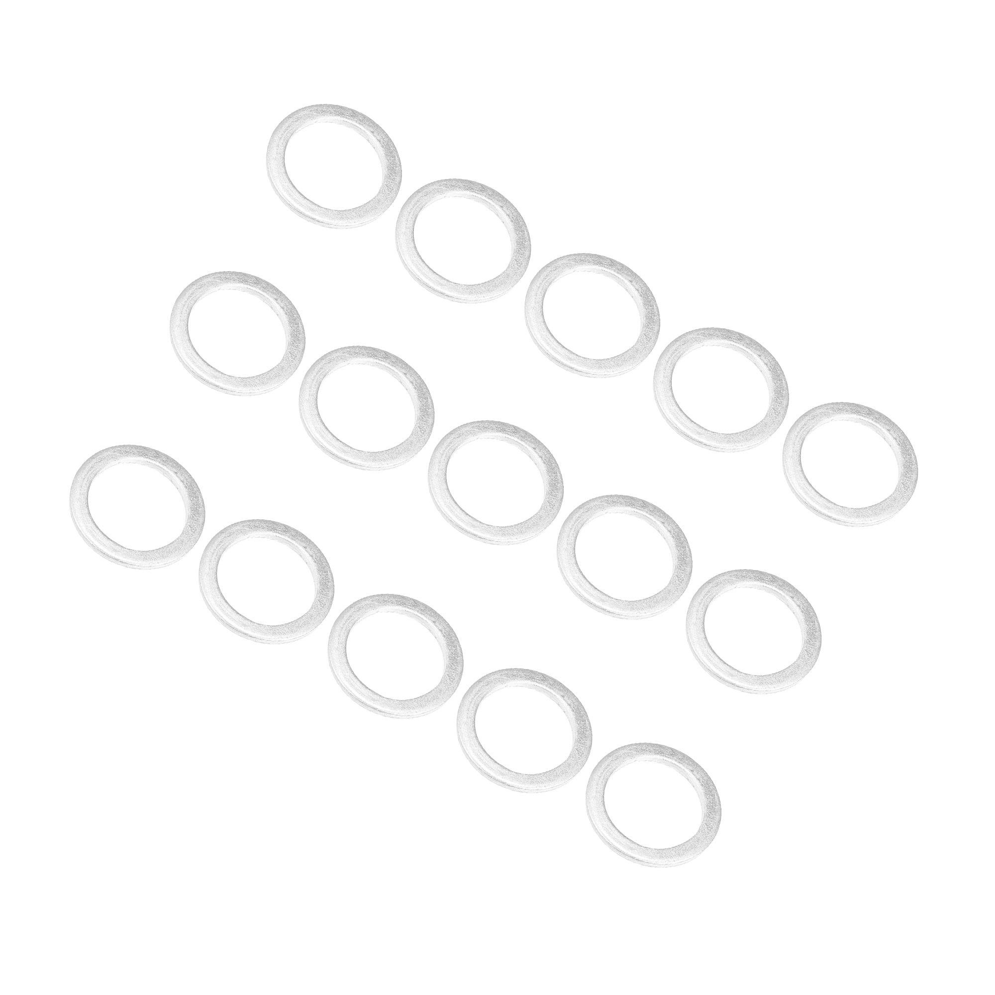 15pcs Engine Oil Crush Washers Drain Plug Gaskets 16x22x2mm 0.63''x0.87 ...