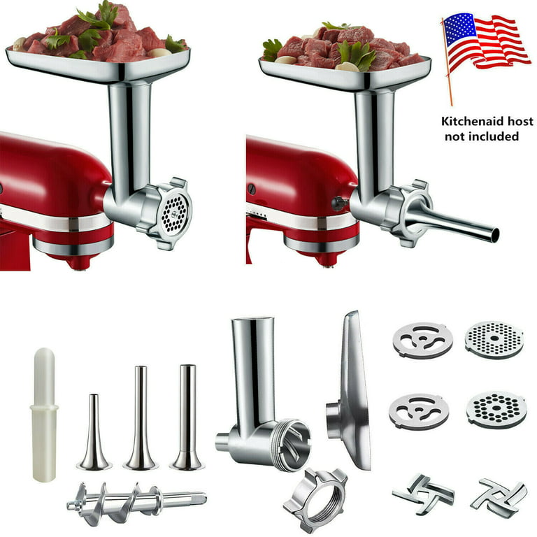 KitchenAid Residential Stainless Steel Food Grinder Attachment in the Stand Mixer  Attachments & Accessories department at