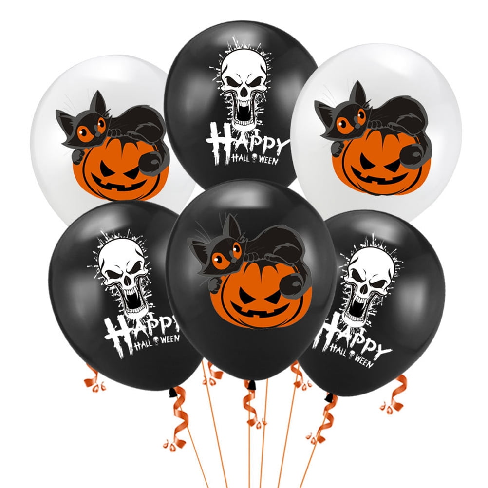 15pcs Halloween Balloons Latex Balloon Atmosphere Creative Cartoon