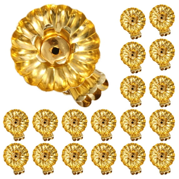 Raindrops Elegant Candle Holder Clips for Tabletop and Tree Decoration, Set of 15 Pieces