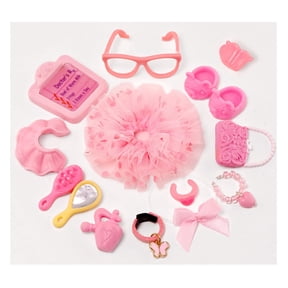 15pcs Mini Accessories Set for Lps Little Pet Cat Dog Figure Toys,Include Clothes Collar Glasses and More
