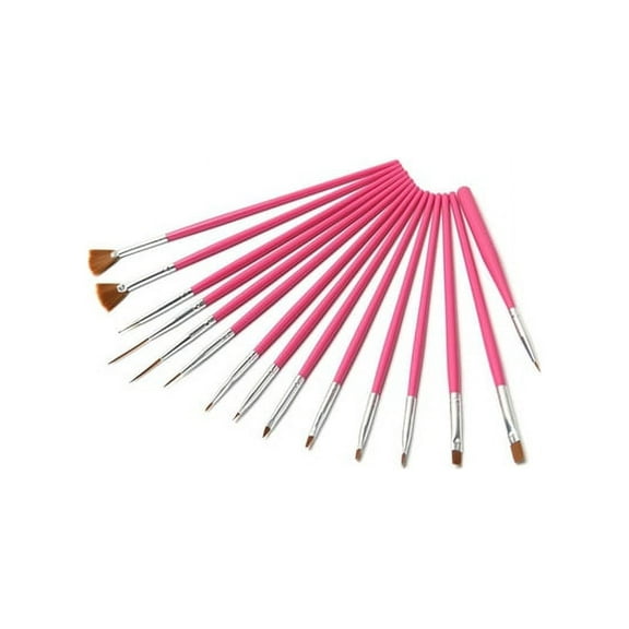 15pcs Nail Art Design Painting Drawing Dotting Pen Brush DIY Tool Set