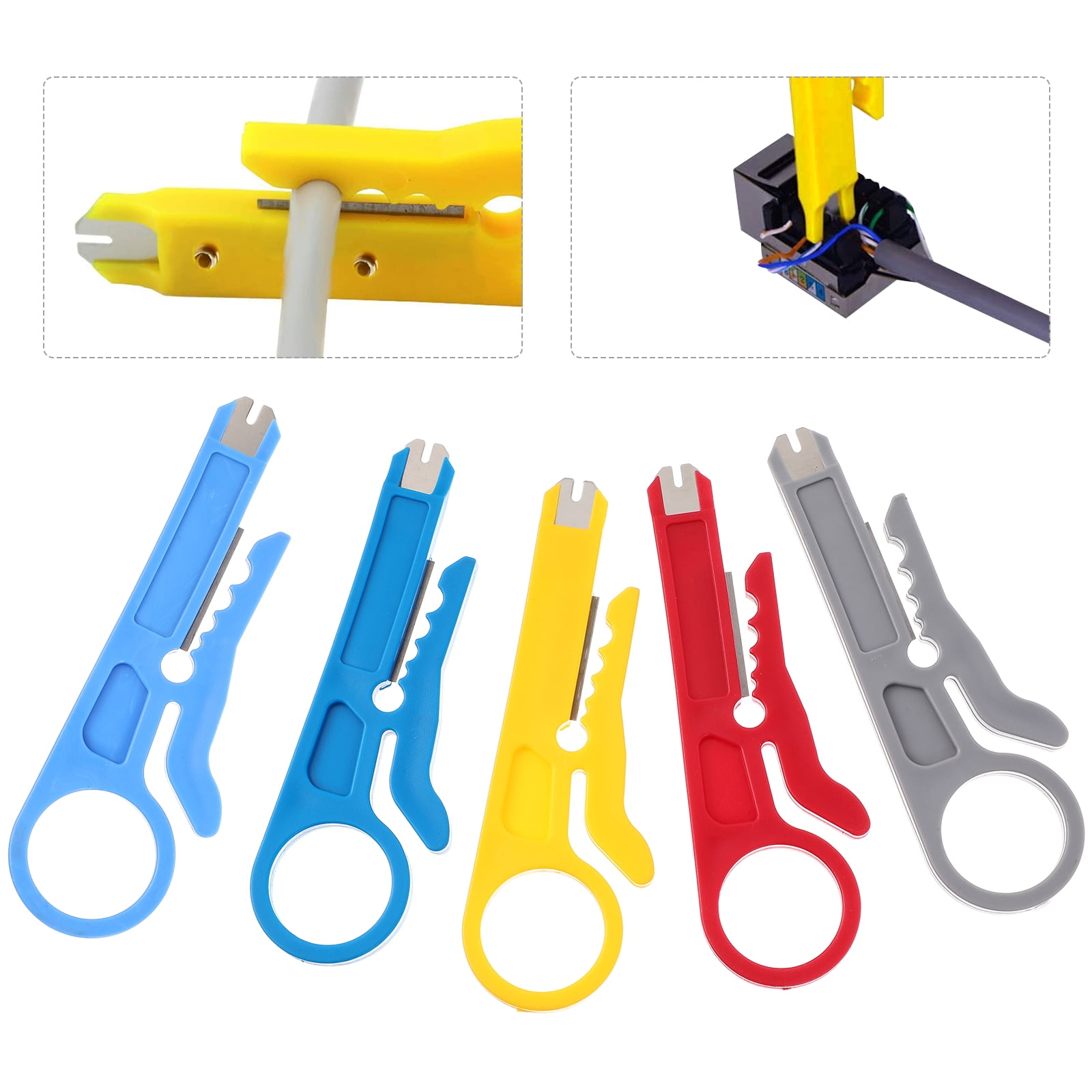 15pcs Network Wire Stripper Mini Wire Stripper Wire Stripping Tool Wire Cutter