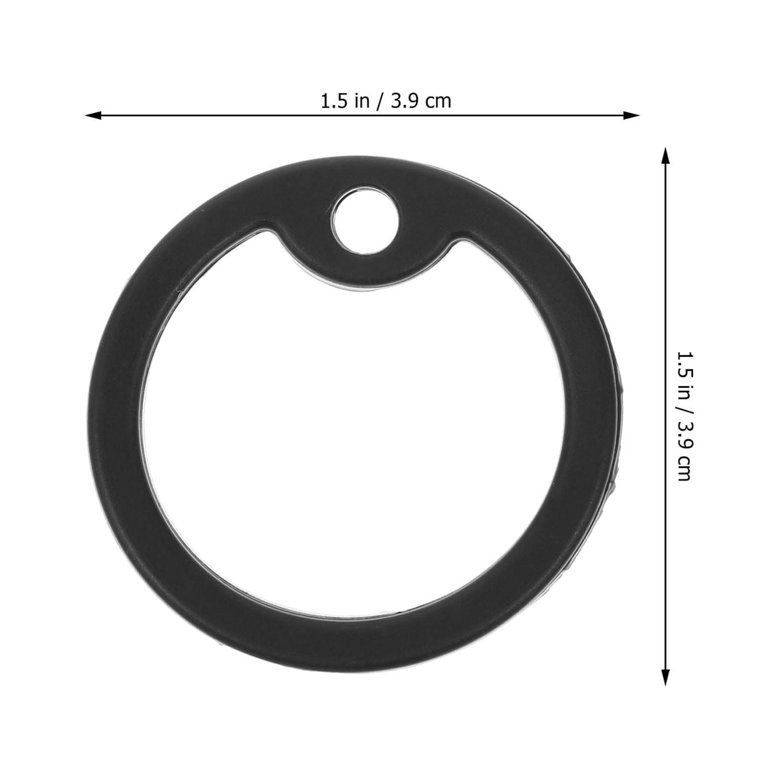 15pcs Pet Tag Silencers Name Tag Rings Dog Collar Tag Silencers