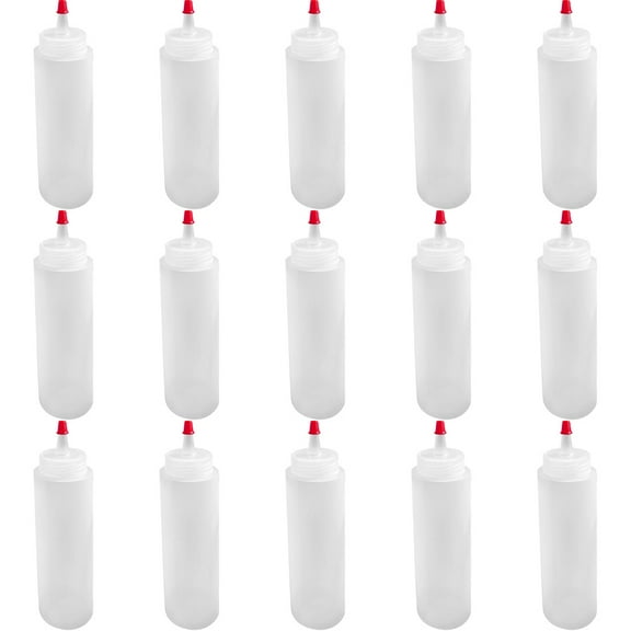 DRAFIDEEP Travel Condiment Bottles for Households 15Pcs 5.50X1.18X1.18in