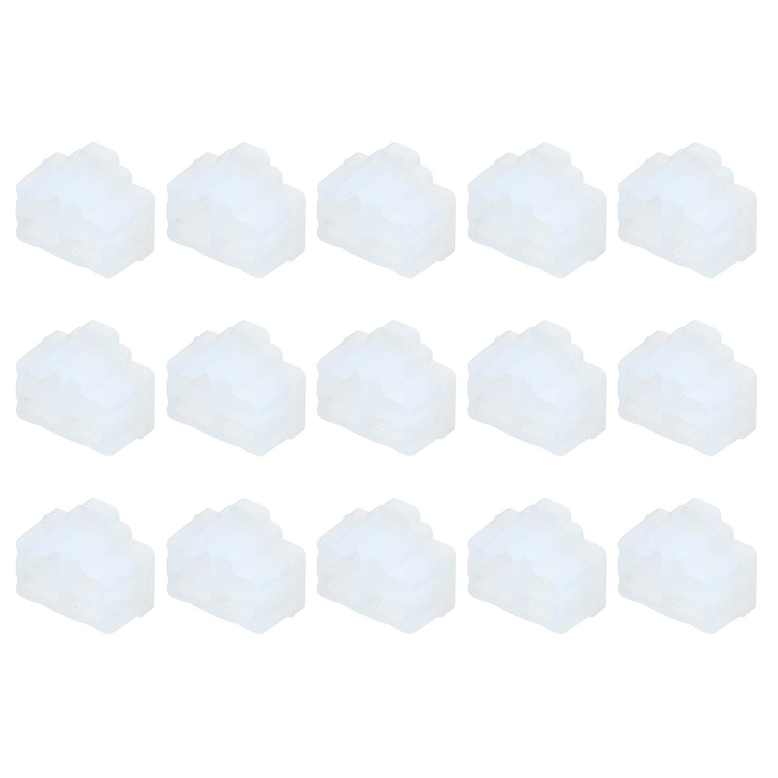 15pcs RJ45 Port Duct Covers Caps Silicone Plugs Protector For Laptop PC Ethernet RJ45 Female