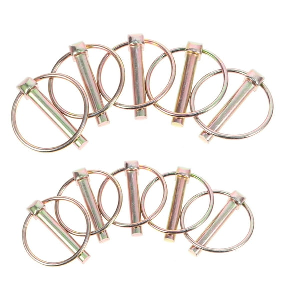 15pcs Retaining Pin with Ring Heavy Duty Pin for Farm Tractors