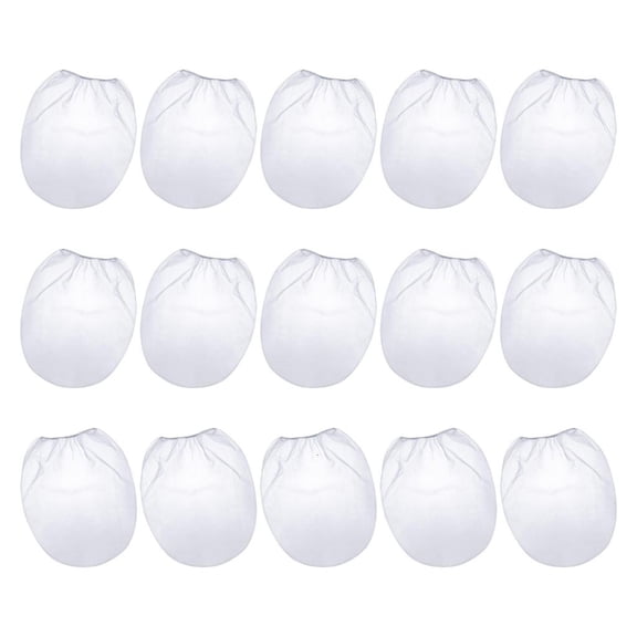 15pcs Reusable Paint Filter Bags 5 Gallon 250 Micrometer Nylon Meshing Elastic Standard Buckets Gardening Brewing Use