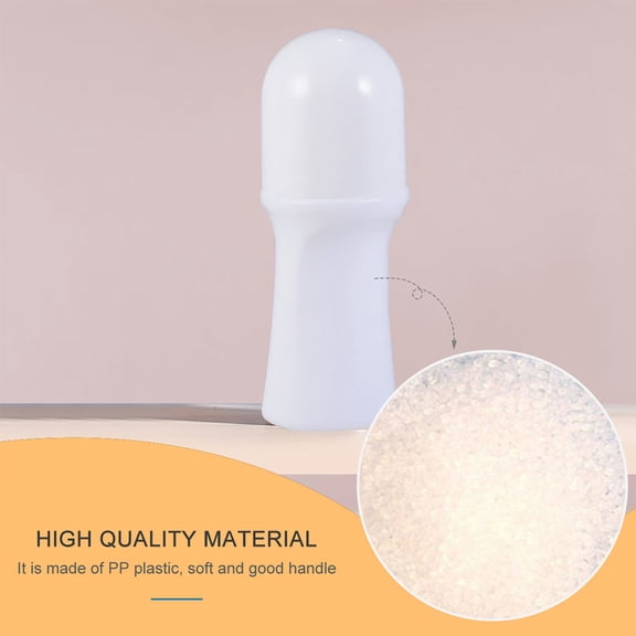 LITINKIMI 15pcs Refillable Roller Bottles Plastic Storage for Essential Oils Daily Use