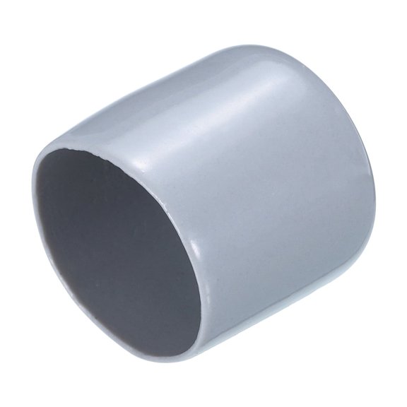 15Pcs Rubber End Caps 22mm(7/8") Vinyl Round End Cap Cover Screw Thread Protectors Grey