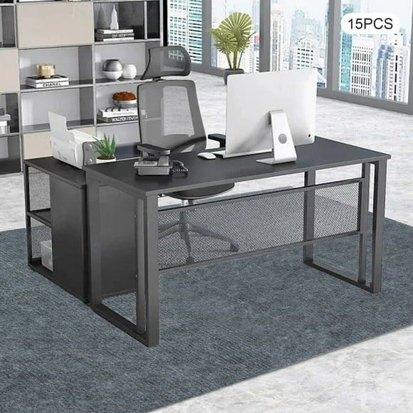 15pcs Self Adhesive Floor Carpet Tile Peel And Stick Non-Slip DIY Flooring Rug Mat