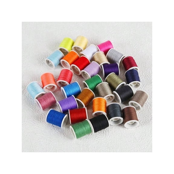 15pcs Set Multicolor Vibrant Sewing Threads Sewing Supplies