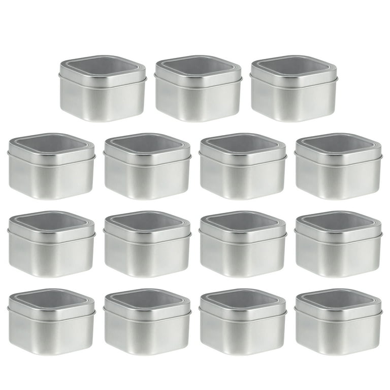 Sample Containers, Tinned-Metal, 16oz (12/Pk)