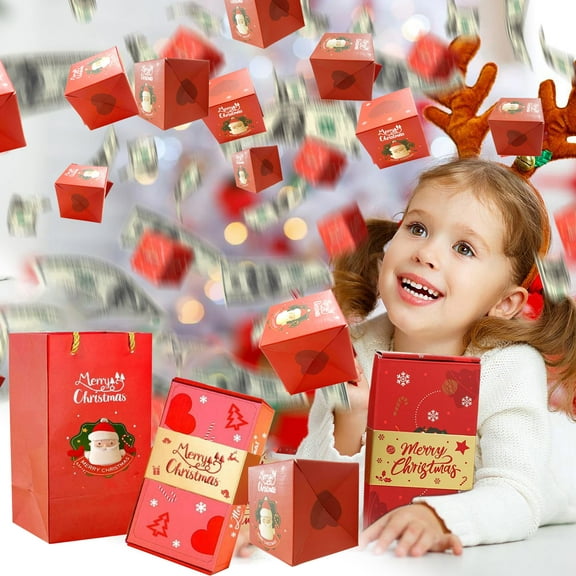 15pcs Surprise Gift Boxes for Money, 2026 Newly Folding Pop-Up Explosion Box, Christmas & Birthday