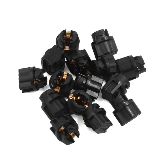 15pcs T5 Twist Socket PC74 Instrument Panel Cluster Plug Dash Light Bulb Adapter