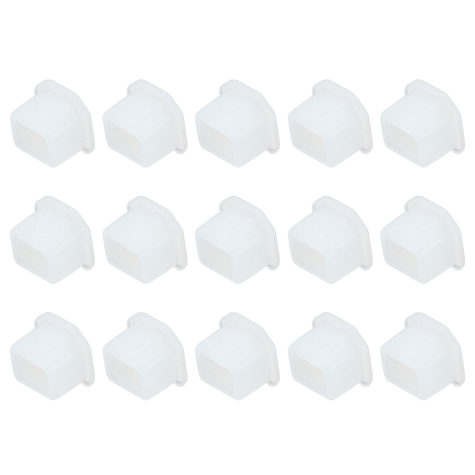 15pcs USB Type B Port Plugs Covers Caps Silicone Anti Dust Protectors ...