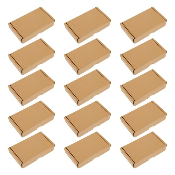 FONDOTIN Corrugated Box, Coffee, for Moving, Durable and Recyclable, 15Pcs