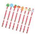 15pcs Xmas Writing Pencil with Eraser for Children (Random Style