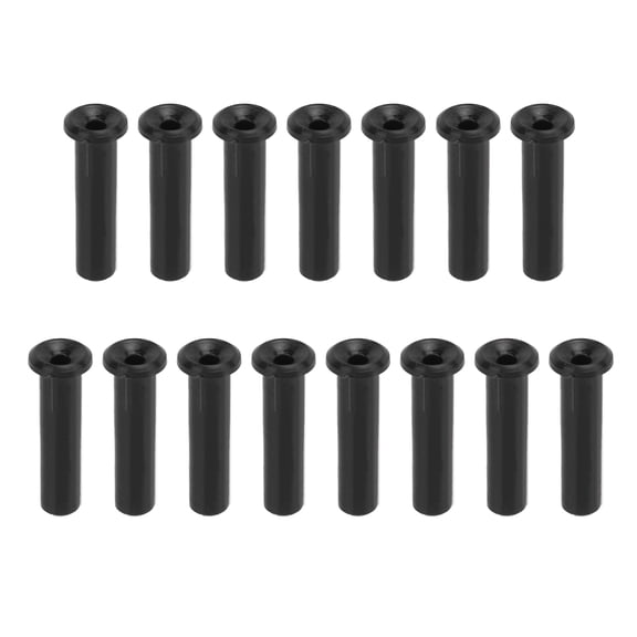 15-Pack Tennis Racket Wire Protection Tubes, Durable Stringing Tools, 3.6x15mm Single Wire Hole