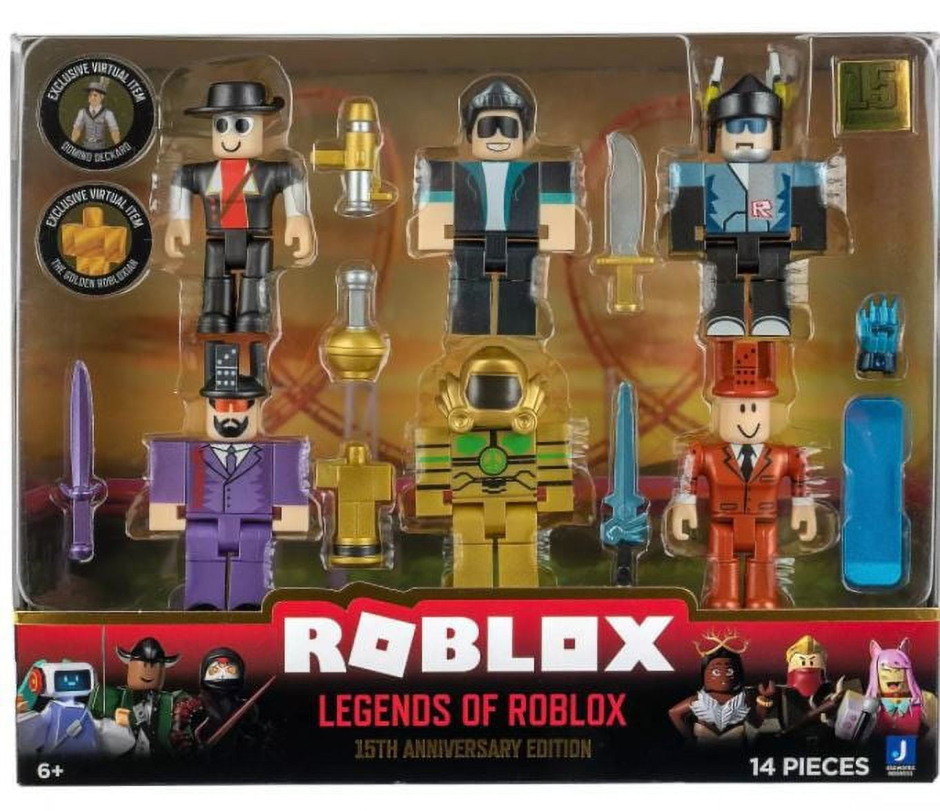 Sealed Roblox Figure Lot With Codes Dominus Legend, Guardian Armor, Royal  Guard