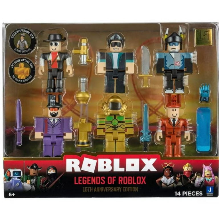 Jazwares Legends of Roblox 15th Anniversary, 6 Action Figure Pack *2 ITEM  CODES*