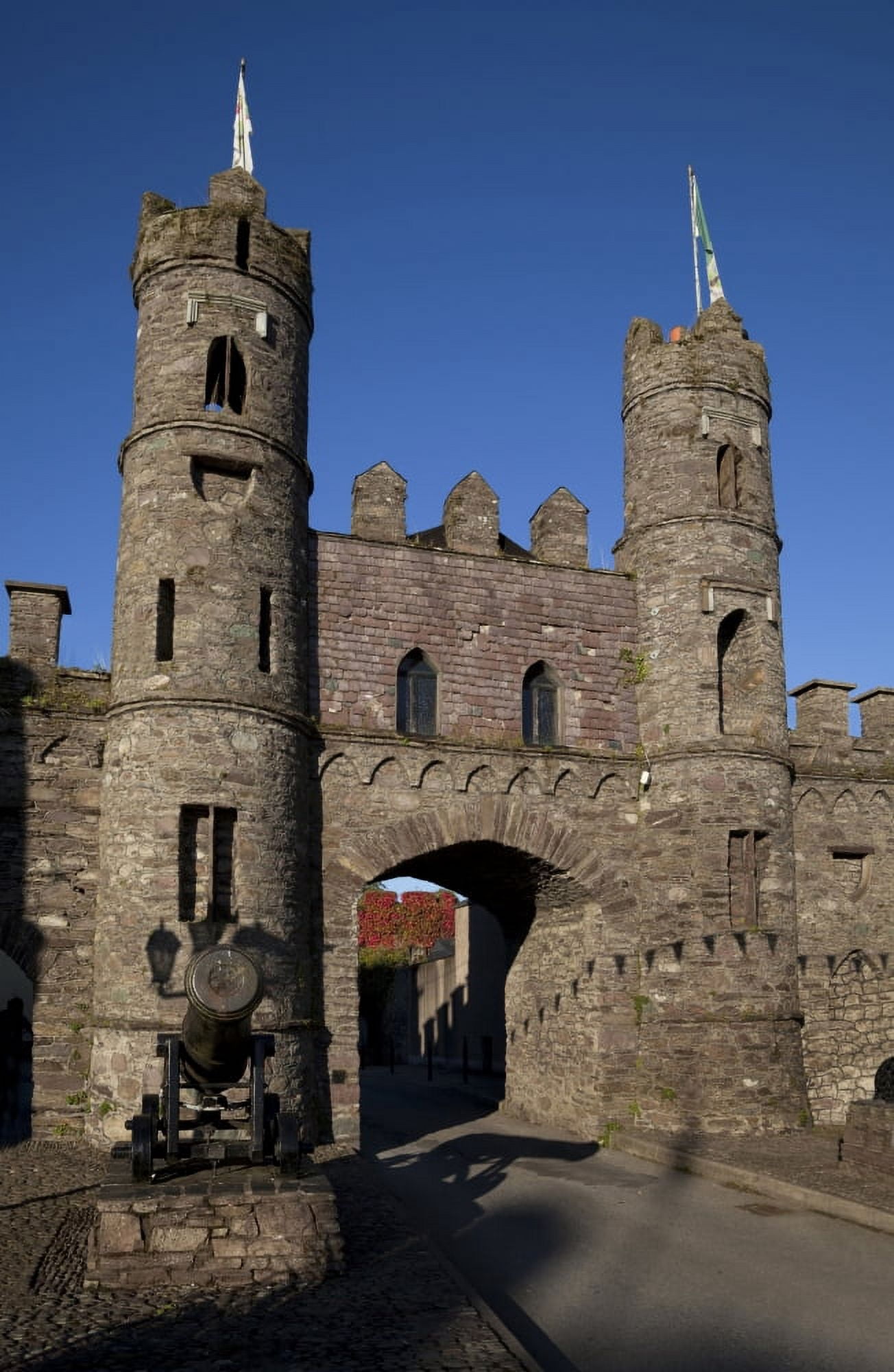 15th Century Castle in the Market Square of Macroom County Cork Ireland Canvas Art - Panoramic Images (36 x 24)