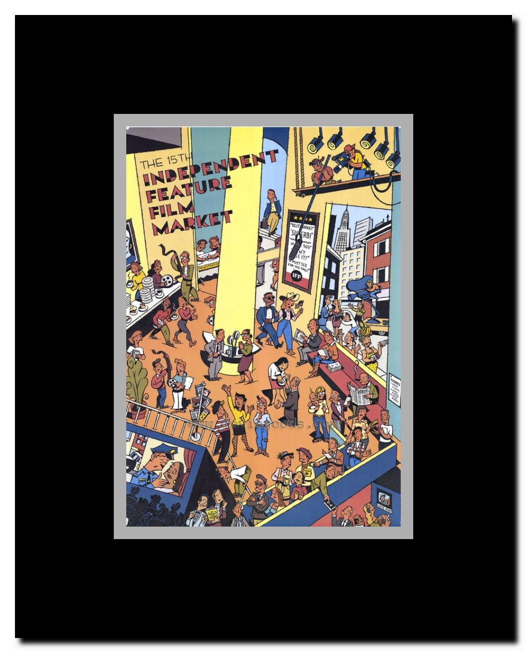 15th Independent Feature Film Market Framed Movie Poster