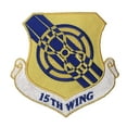 thumbnail image 1 of 15th Wing Patch – Plastic Backing, 1 of 1