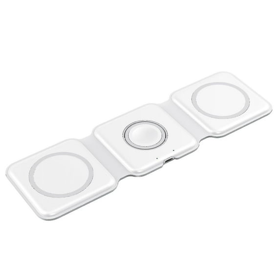 15w Apple Magsafe Magnetic 3 In 1 Foldable Wireless Charger Phone Stand