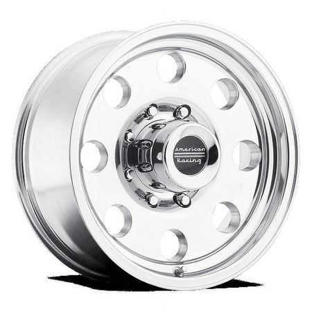 15x10 American Racing AR172 BAJA Polished Wheel 5x5 (-43mm)