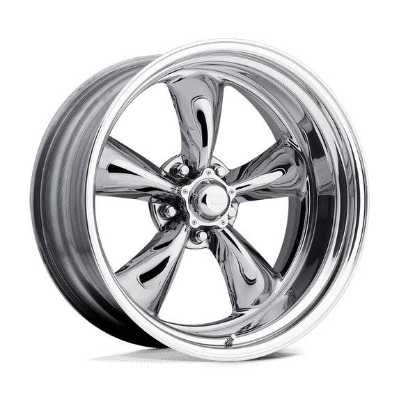 15x10 American Racing VN405 CUSTOM TORQ THRUST Polished Wheel 5x4.5 (-11mm)