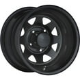 thumbnail image 1 of 15x10 Black Rock 929B Blackjack Matte Black Wheel 8x6.5 (-38mm), 1 of 5