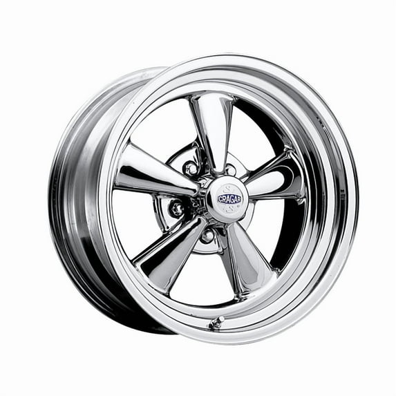 15x10 Cragar 61C S/S Chrome Plated Two-Piece Composite Wheel 5x5 (-32mm)
