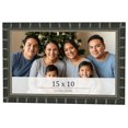 thumbnail image 1 of 15x10 Frame Black Bamboo Solid Wood Picture Frame Width 1.5 Inches | Interior Frame Depth 0.5, 1 of 8