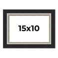 thumbnail image 1 of 15x10 Frame Black Real Wood Picture Frame Width 2.25 Inches | Interior Frame Depth 0.5 Inches |, 1 of 8