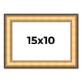 thumbnail image 1 of 15x10 Frame Gold Plein Aire Solid Wood Picture Frame Width 2 Inches | Interior Frame Depth 0.5, 1 of 8