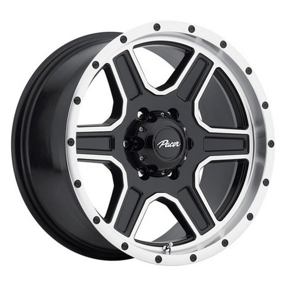 15x10 Pacer 165MB Navigator Gloss Black Wheel 5x5.5 (-44mm)