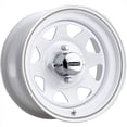 thumbnail image 1 of 15x10 Pacer 21W White Wheel 4x130 (-51mm) CAPS SEPARATE, 1 of 2