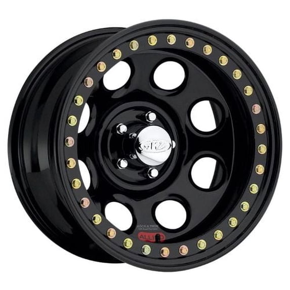 15x10 Raceline RT81 Rock 8 Beadlock Black Steel Wheel 5x5.5 (-44mm)