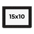 thumbnail image 1 of 15x10 Shadow Box Black Solid Wood Display Picture Frame | 1 Inch Rabbet Depth | | 1.375 Inch, 1 of 4