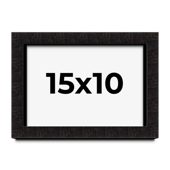 15x10 Shadow Box Black Solid Wood Display Picture Frame | 1 Inch Rabbet Depth | | 1.375 Inch