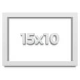 thumbnail image 1 of 15x10 Shadow Box High Gloss White Display Frame | 1.625 Inches Deep | 1 Inch Moulding Width | Solid, 1 of 4