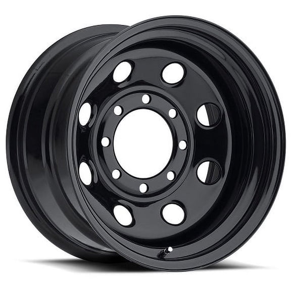 15x10 Vision HD 85H Soft 8 Gloss Blk Wheel 5x5.5 (-39mm) CAPS SEPARATE