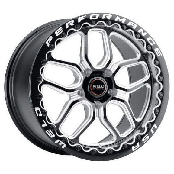 15x10 WELD Performance S907 Laguna BEADLOCK Black Milled Wheel 5x4.5 (25mm)