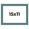 thumbnail image 1 of 15x11 Frame Blue Rustic Barnwood Solid Wood Picture Frame Width 1.25 Inches | Interior Depth 0.5, 1 of 8