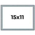 thumbnail image 1 of 15x11 Frame Blue Scuffed Farm Board Solid Wood Picture Frame Width 0.75 Inches | Interior Depth 0.5, 1 of 8