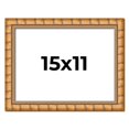 thumbnail image 1 of 15x11 Frame Gold Real Wood Picture Frame Width 1.5 inches | Interior Frame Depth 0.5 inches |, 1 of 8