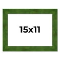thumbnail image 1 of 15x11 Frame Green Burl Solid Wood Picture Frame | 1.75 Inches Moulding Width | Interior Frame Depth, 1 of 8