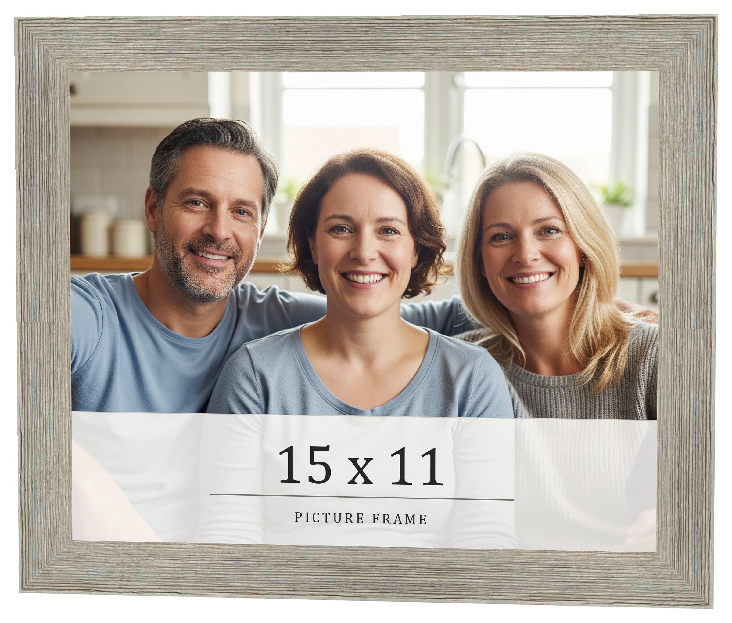 15x11-Frame-Grey-Real-Wood-